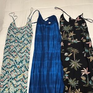 Colorful Maxi Dresses Set